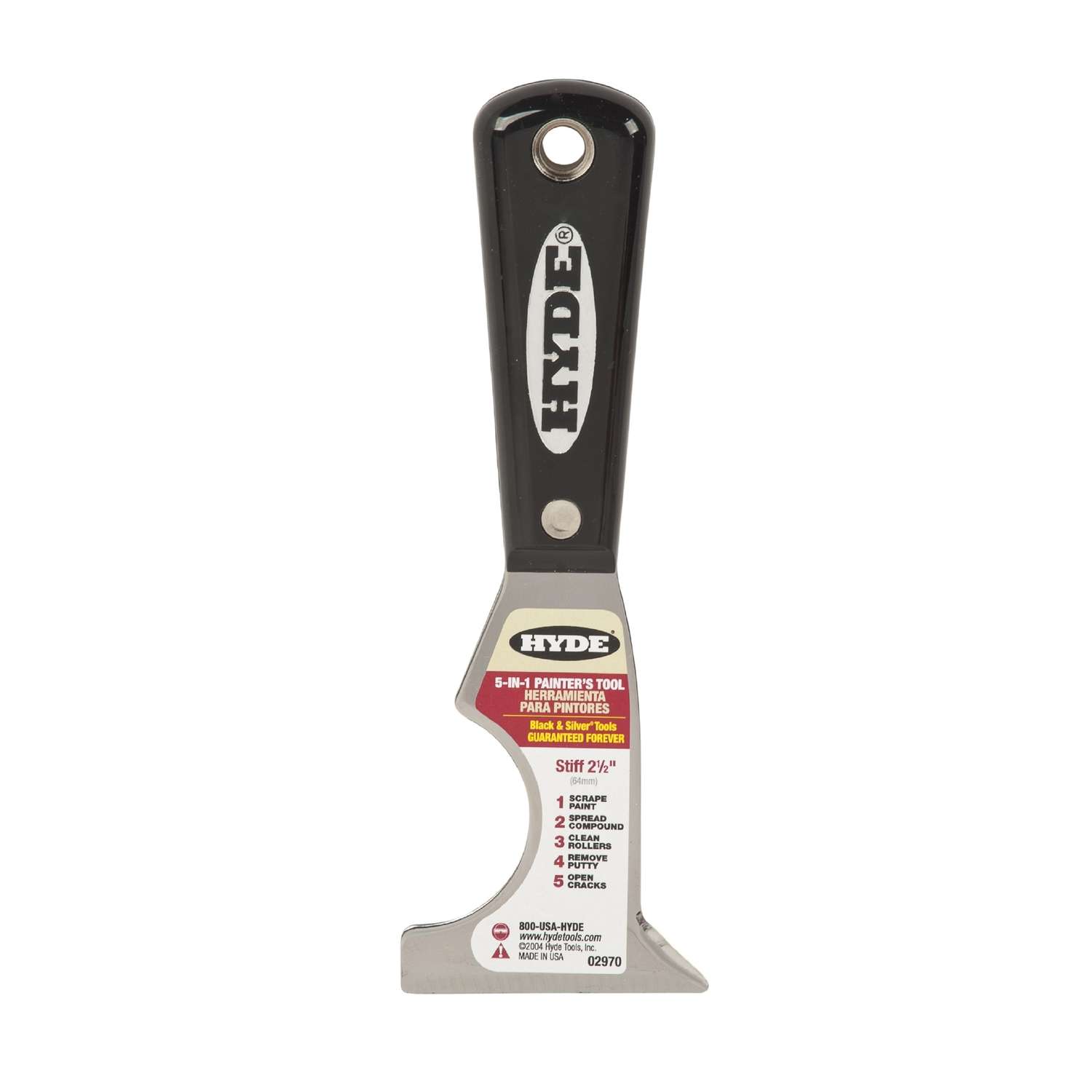 4 Edge HYDE Heavy Duty Tool New MH Paint Scraper 2 Blade 1 1//2/"